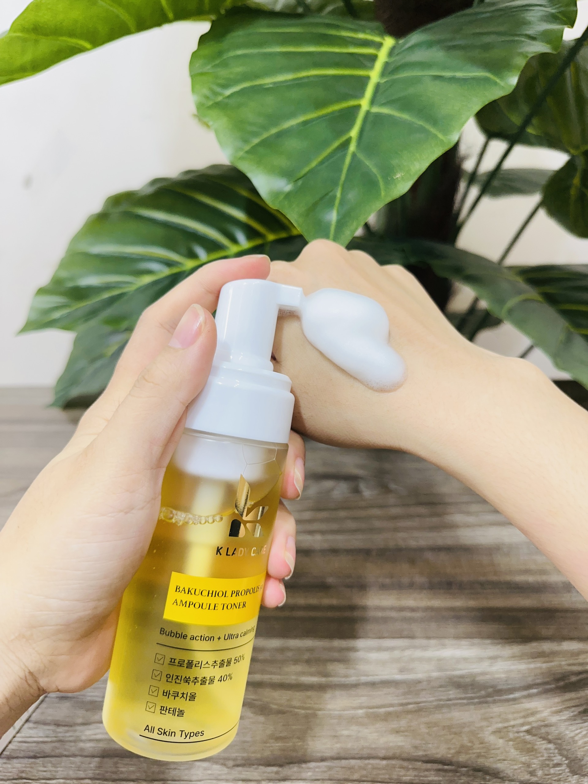 Nước hoa hồng keo ong Bakuchiol K LADY CARE 150ml