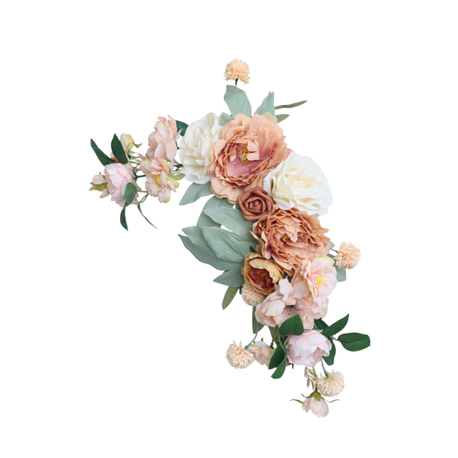 Wedding Decoration Arch Flower Artificial Floral Swag Hanging DIY Wedding Arch Flower Swag for Backdrop Scene Layout Photography Props Home