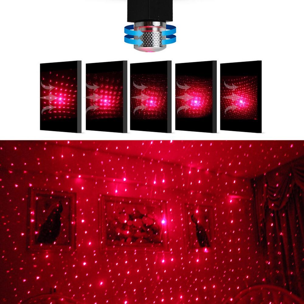 Đèn LED tạo hiệu ứng bầu trời đầy sao nhiều hiệu ứng có thể điều chỉnh giao diện USB trang trí xe hơi