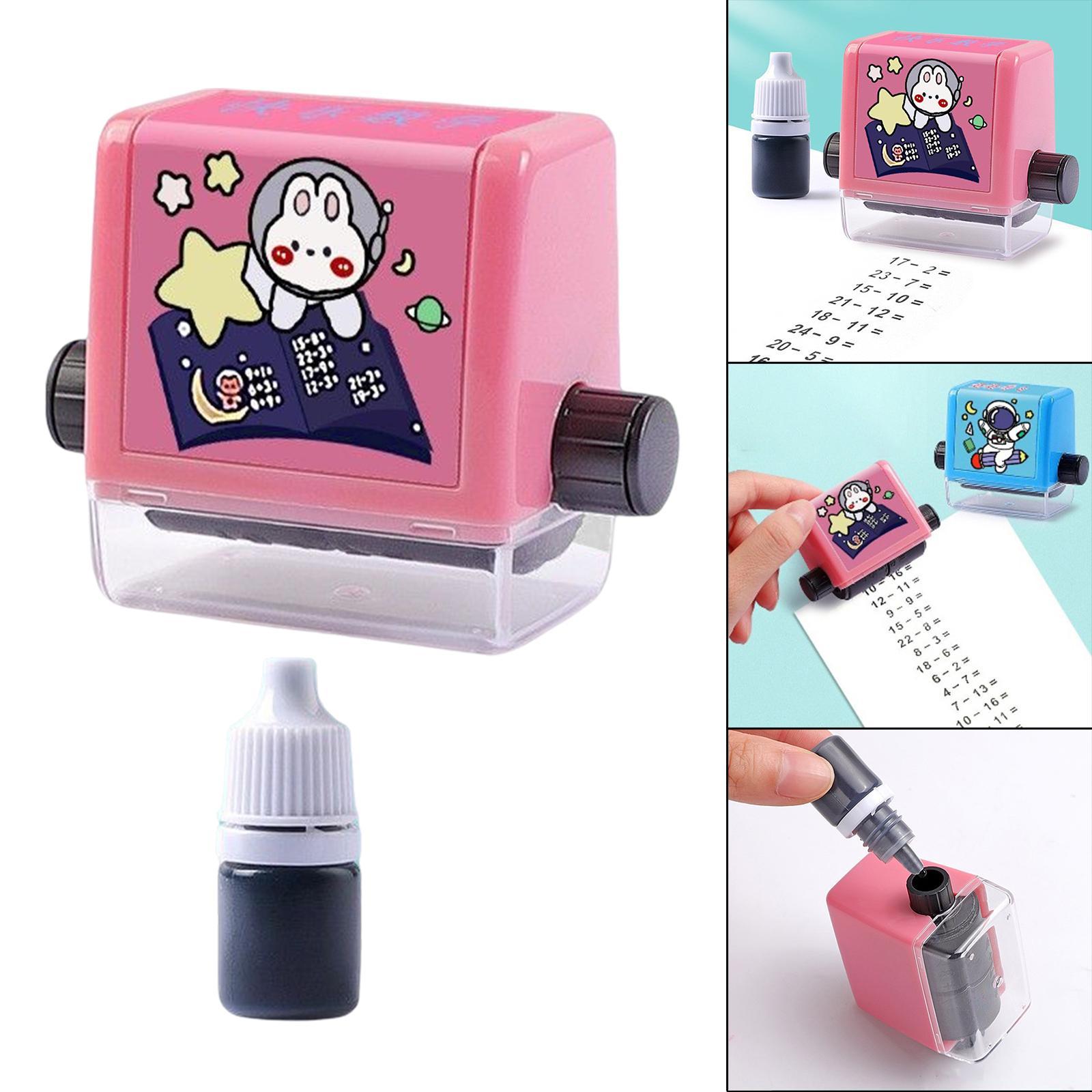 Roller Digital Teaching Stamp Practice Tool for Teaching Parents Teachers Pink