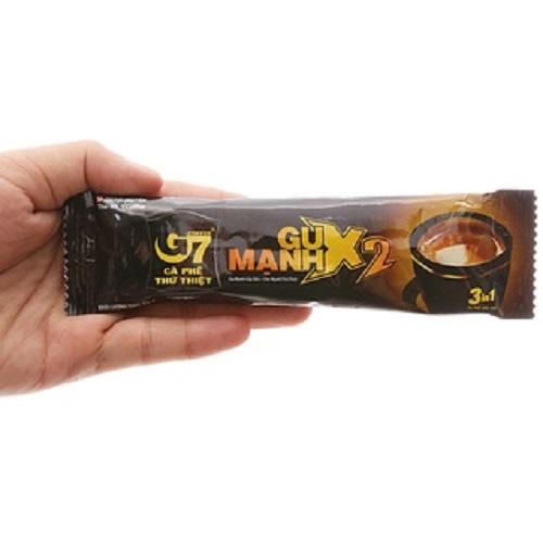 Combo 2 Hộp Cà Phê Sữa Hòa Tan G7 3in1 Gu Mạnh X2 - Hộp 12 gói - Trung Nguyên Legend (Gu mạnh gấp đối)