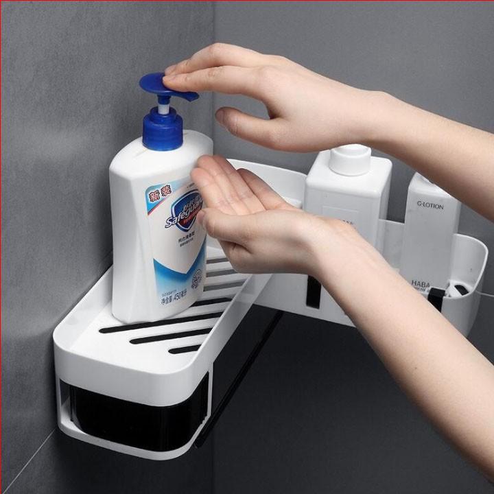 Kệ nhà tắm, nhà bếp đa năng 2 tầng xoay 180 độ