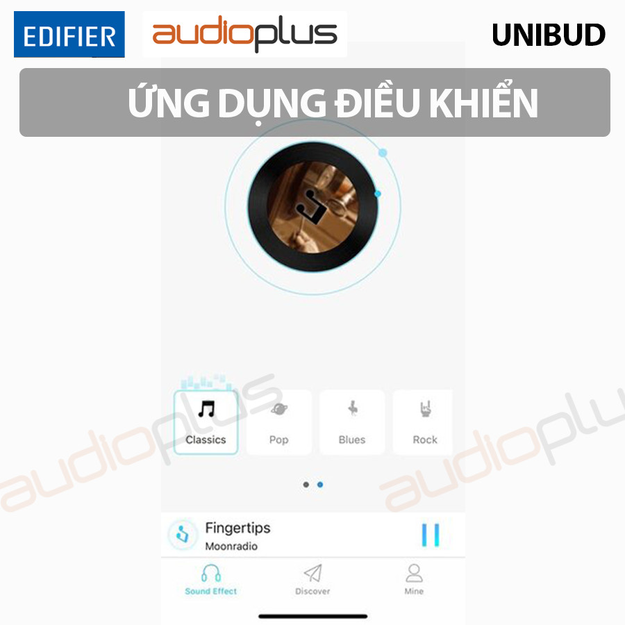 EDIFIER UNIBUD Tai nghe bluetooth có màn hình OLED - Thiết kế cổ điển - Chất âm ấn tượng - Hỗ trợ AAC, AptX - Bản quốc tế - Hàng chính hãng