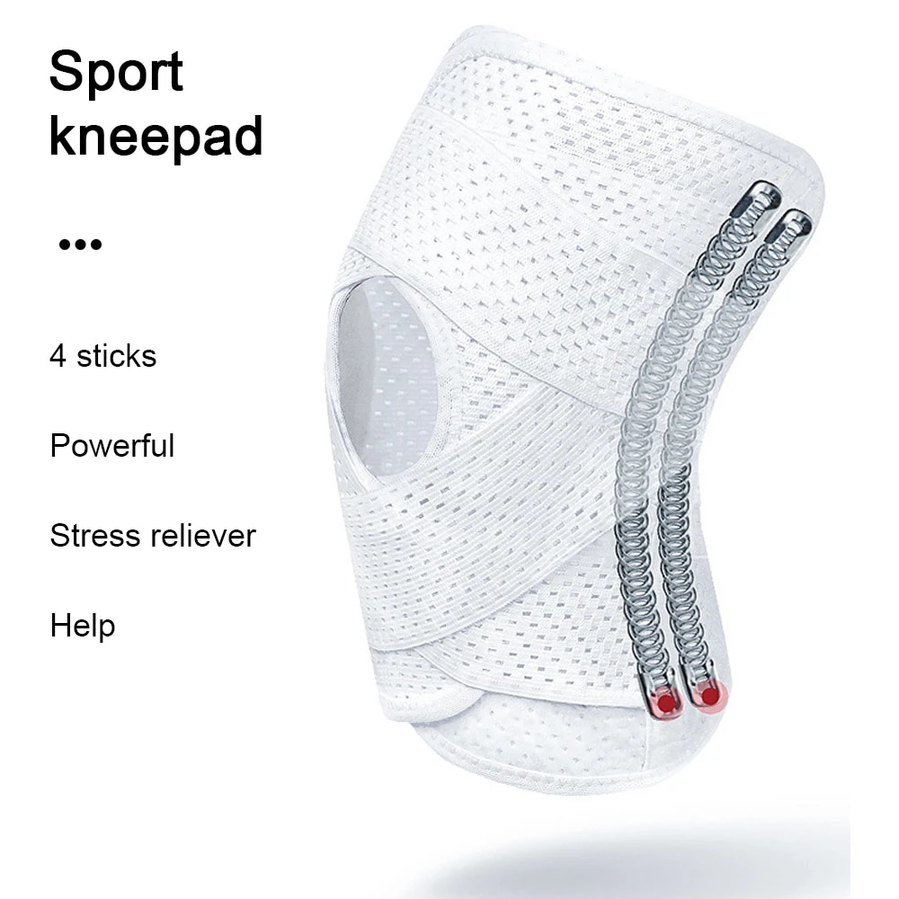 Đai thể thao bảo vệ đệm đầu gối đàn hồi điều áp Protector Fitness Gear