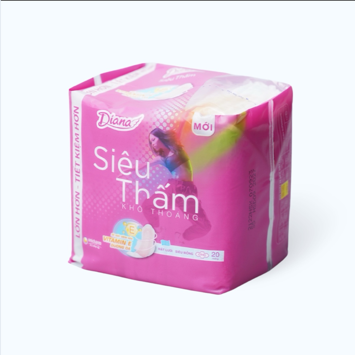 Băng vệ sinh Diana siêu thấm siêu mỏng cánh (Gói 20 miếng)
