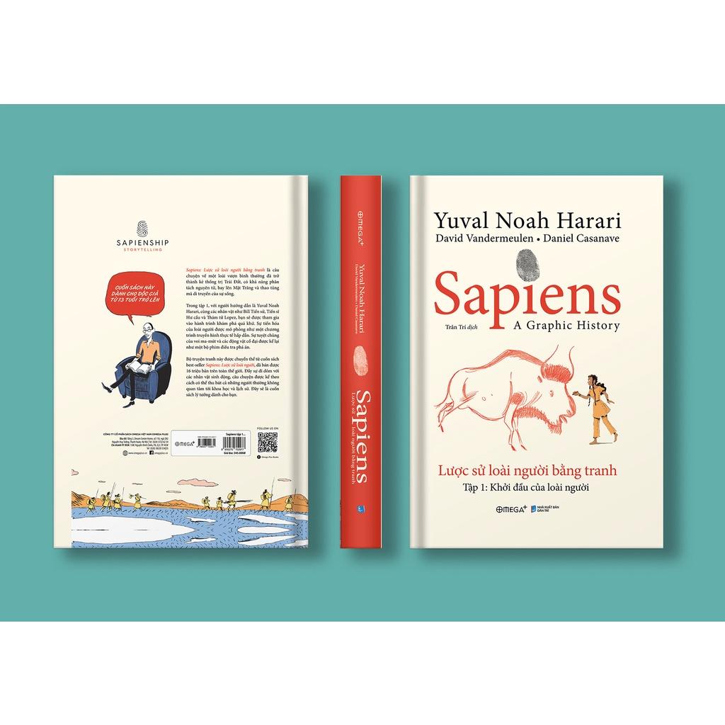 Lẻ/Combo 3 Sách Sapiens: Lược Sử Loài Người Bằng Tranh Tập 1 + Tập 2 + Tập 3 (Combo 3 tặng &quot;Không Thể Dừng Bước - 269k)