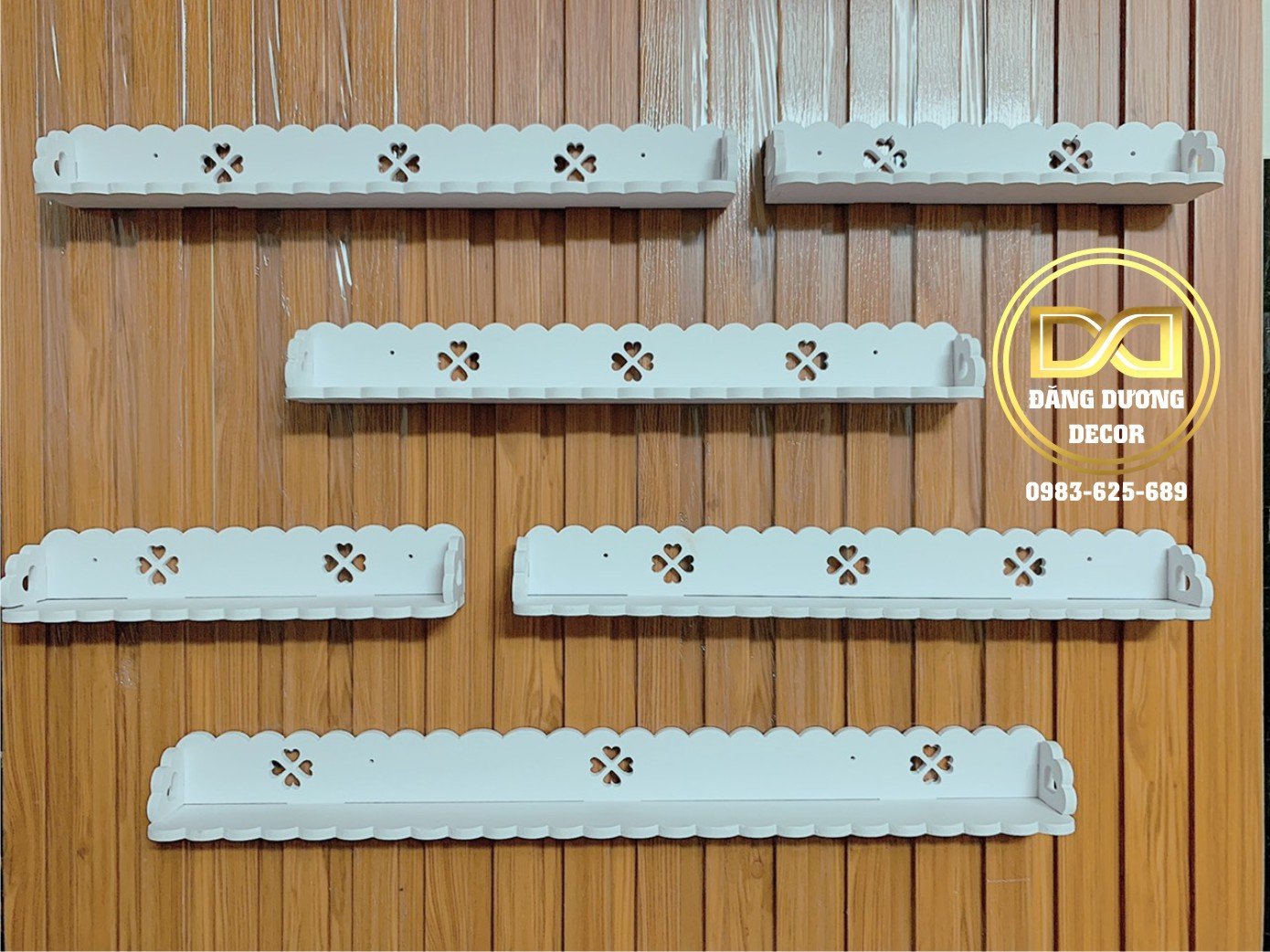 Kệ Nail rời để sơn móng đẹp, tiện lợi dễ lắp đặt - Chất liệu Gỗ nhựa
