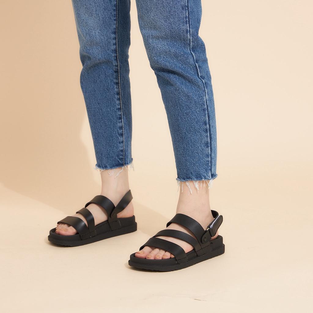 Giày MWC 2954 - Giày Sandal Đế Cao 3p, Sandal Quai Ngang Chéo Cách Điệu Thời Trang