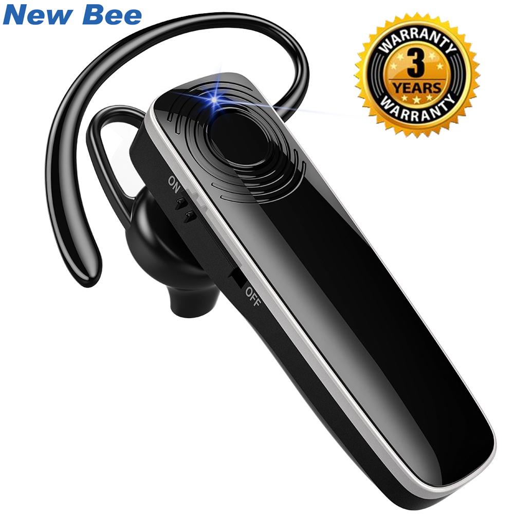 Mới Ong Tai Nghe Bluetooth Chụp Tai Không Dây Tay Tai Nghe Mini Tai Nghe Tai Nghe Tai Nghe Với CVC6.0 Mic Cho iPhone Xiaomi Android