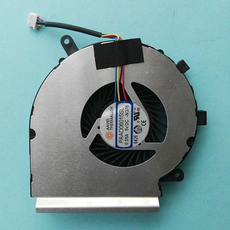 Mới Quạt Tản Nhiệt Cpu Gpu Cho Msi Ge62mvr Ge72mvr 7rg Aavid Thermalloy Paad06015sl 0.55a 5vdc - N374 N376