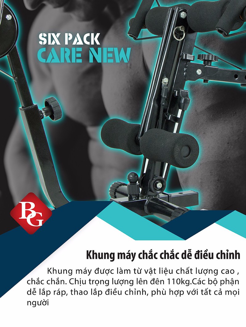 Máy Tập Cơ Bụng Đa Năng Cải Tiến New Six Pack Care KM2018 (hàng nhập khẩu)