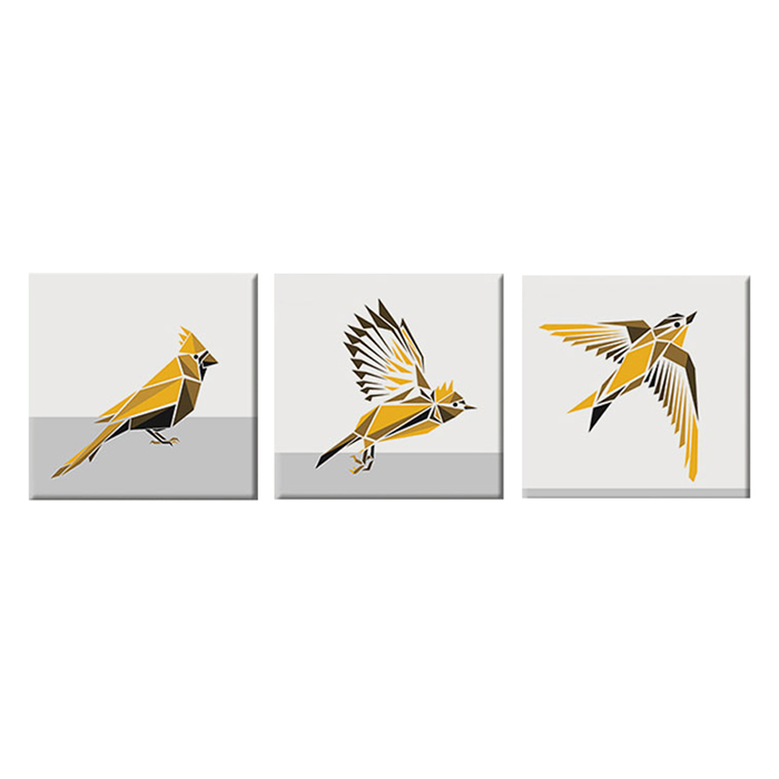Bộ 3 Tranh Canvas "Đường Đời" - W118