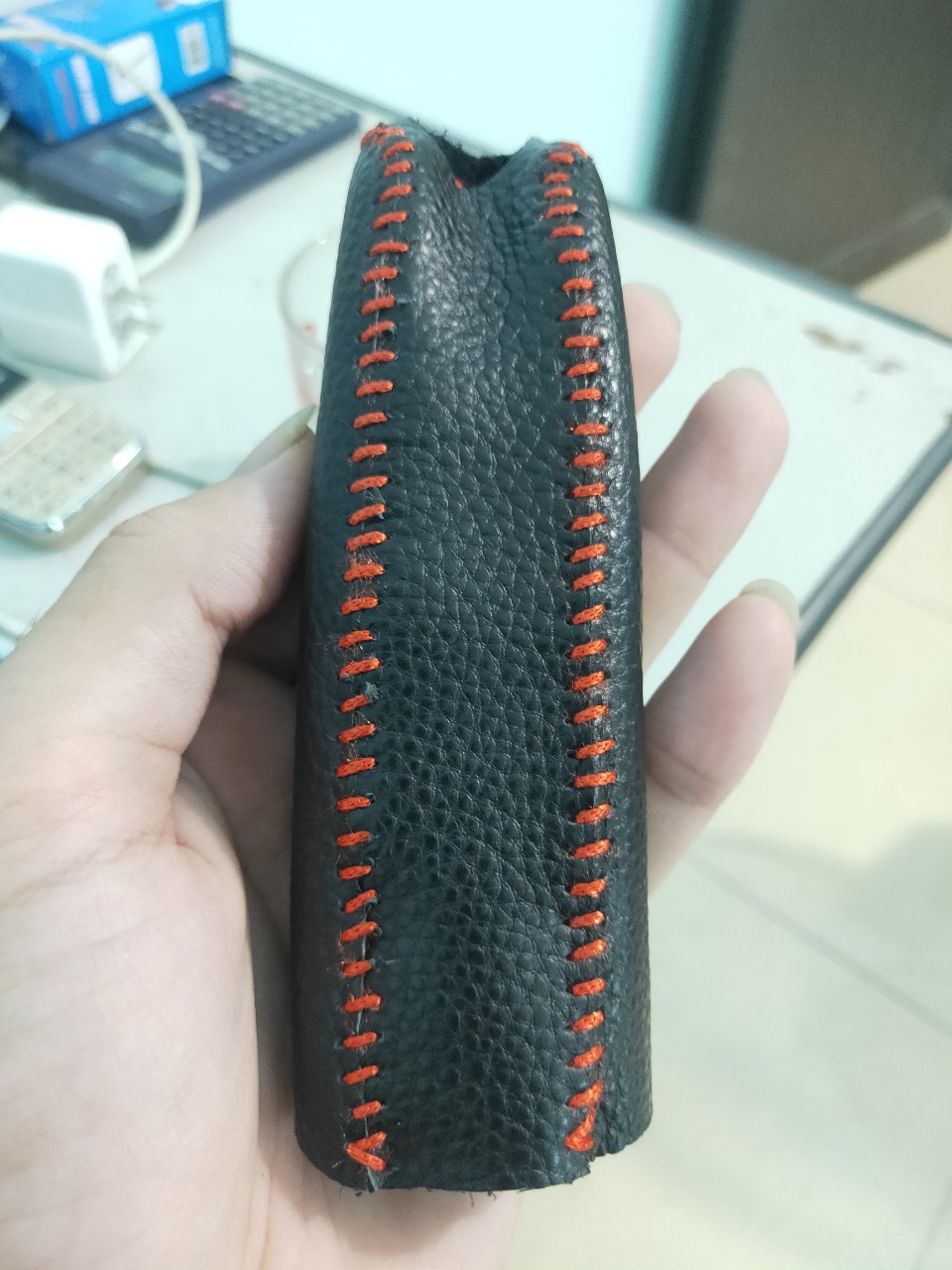 Bọc cần số và tay phanh Ô tô da thật xe Xpander bản at