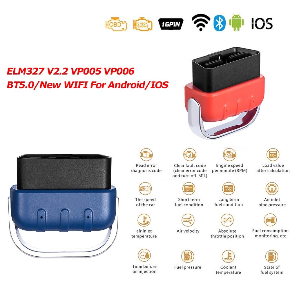 Thiết bị chẩn đoán lỗi xe hơi Mini OBD2 V2.2 Bluetooth 5.0 PIC18F25K80 WIFI OBD2 cho Android/IOS