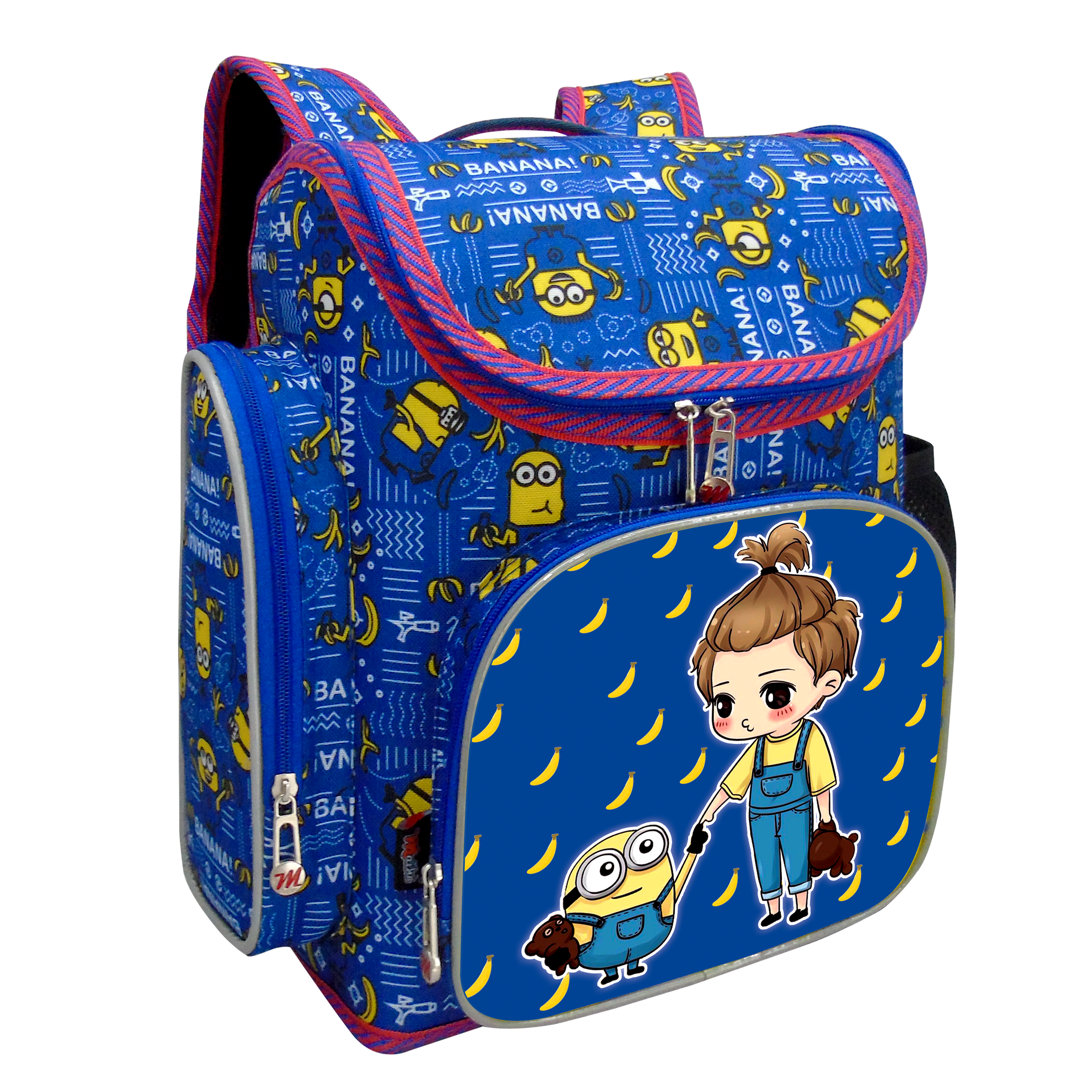 Balo Học Sinh Chống Gù Lưng Cho Bé Từ Lớp 1 Đến Lớp 5 Hình Minion CHibi  LGMH135