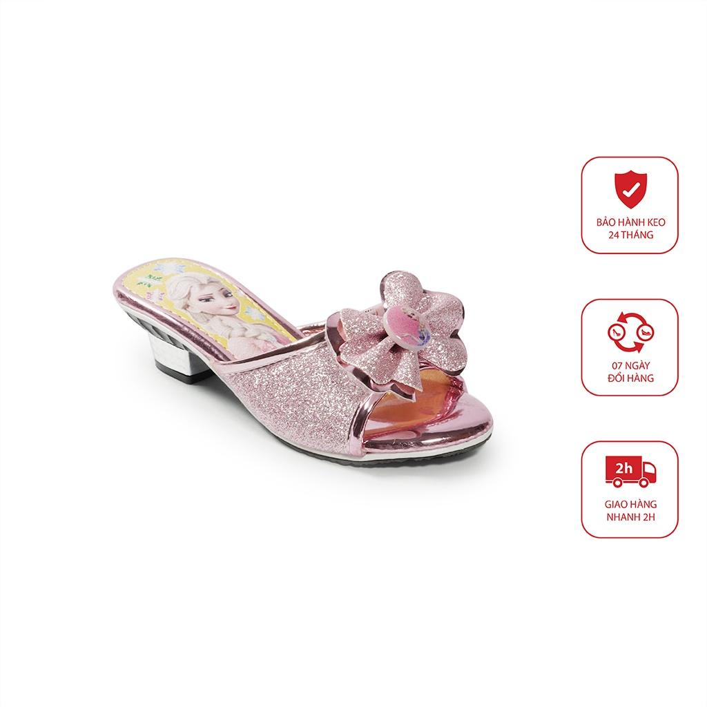 Dép trẻ em quai nơ công cháu gót 3 cm mã DEEB410