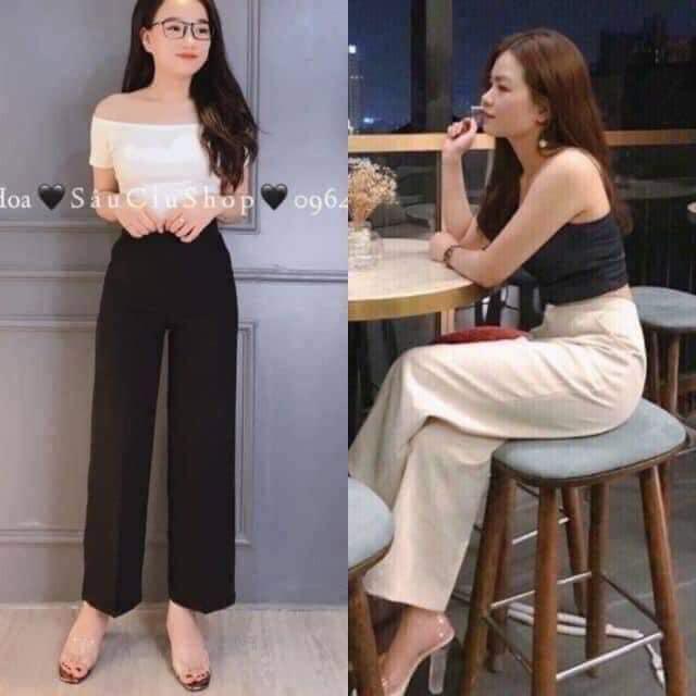 QUẦN VẢI ỐNG RỘNG HÀNG CAO CẤP
