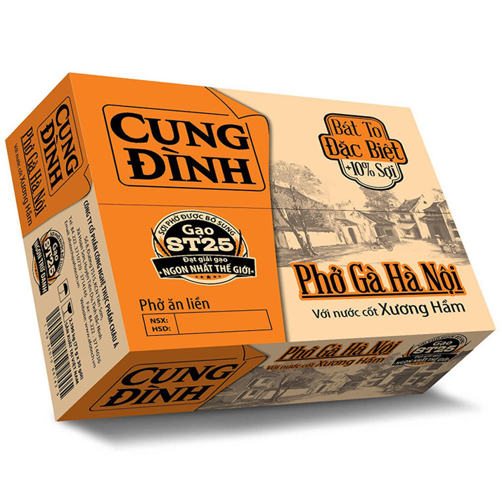 Thùng Phở Gà Hà Nội Micoem Cung Đình (30 Gói)