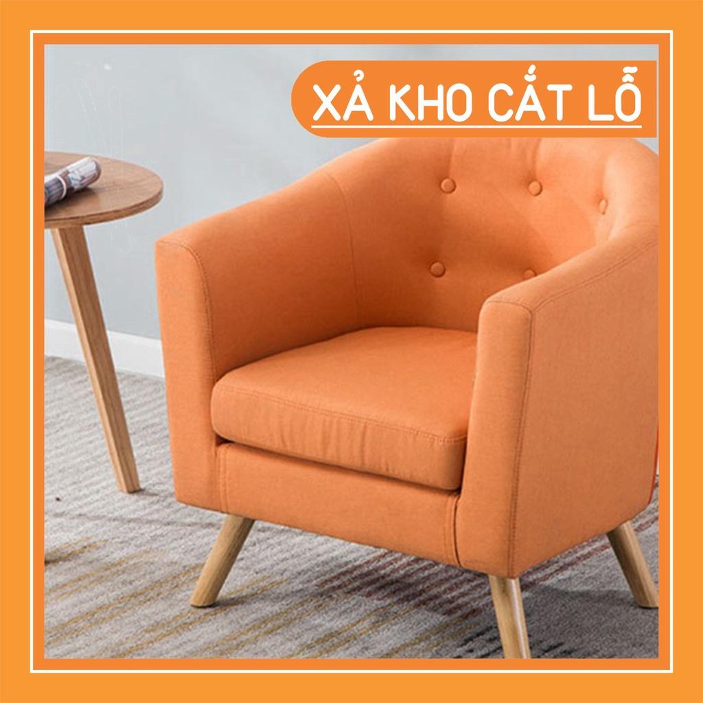 SIÊU ĐẸP Ghế Sofa đơn, Ghế Sofa gỗ đơn vaỉ nỉ cao cấp tại Nghệ Thuật Việt Siêu rẻ