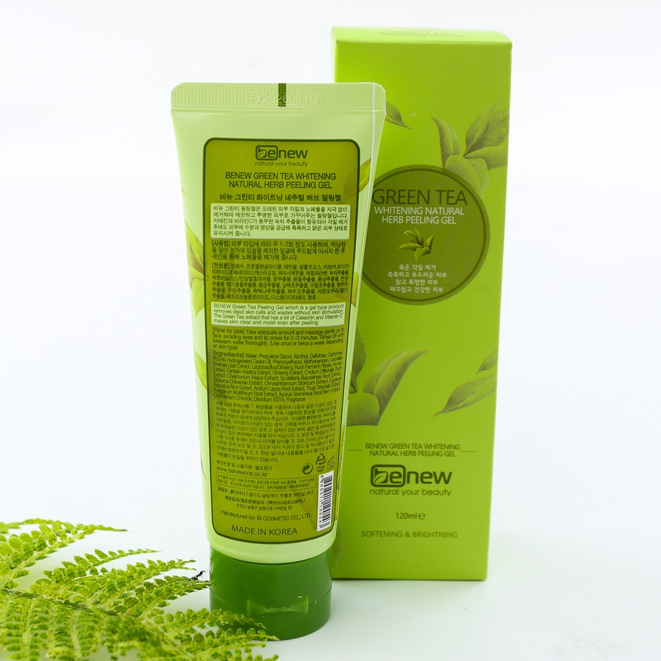 Tẩy tế bào chết trà xanh Benew Green Tea Peeling Gel Hàn Quốc 150ml