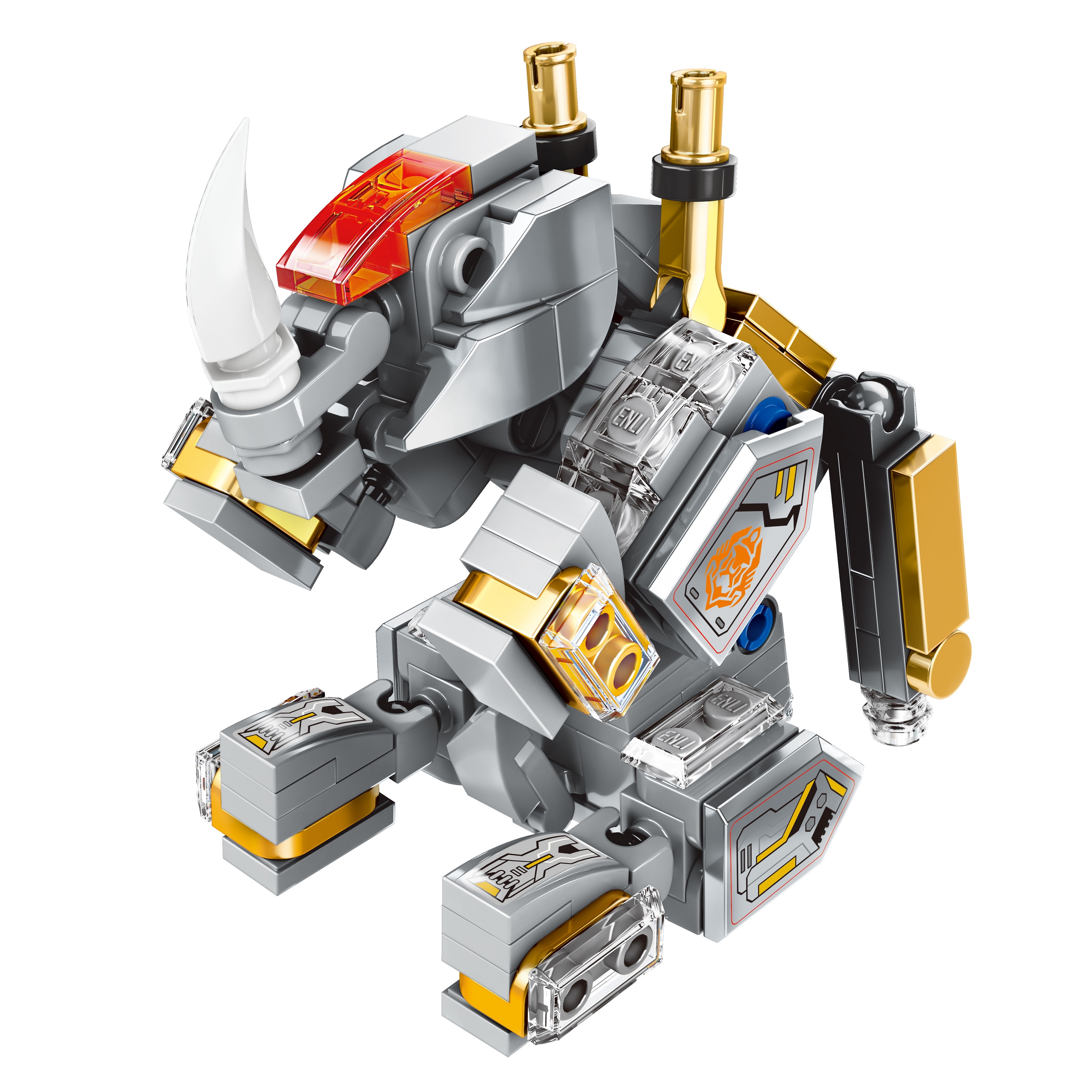 Đồ chơi lắp ráp xếp hình Qman – Robot mãnh thú biến hình Cube of Mechanical Beasts
