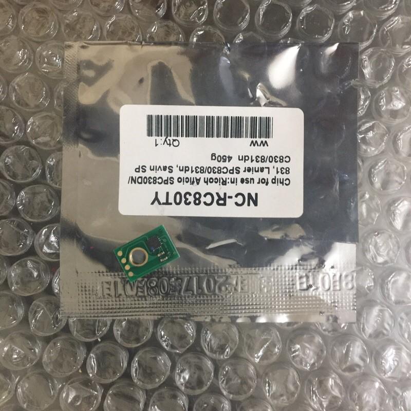 Chíp dành cho máy photocopy Ricoh MP SPC830DN/831C/K/M/Y - Chíp màu xanh/đỏ/vàng/đen