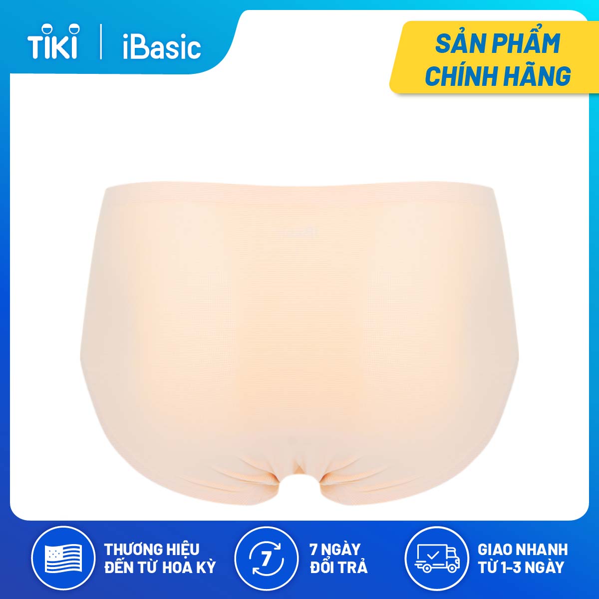 Combo 2 quần lót nữ không đường may bonding thoáng khí lưng cao iBasic PANW139