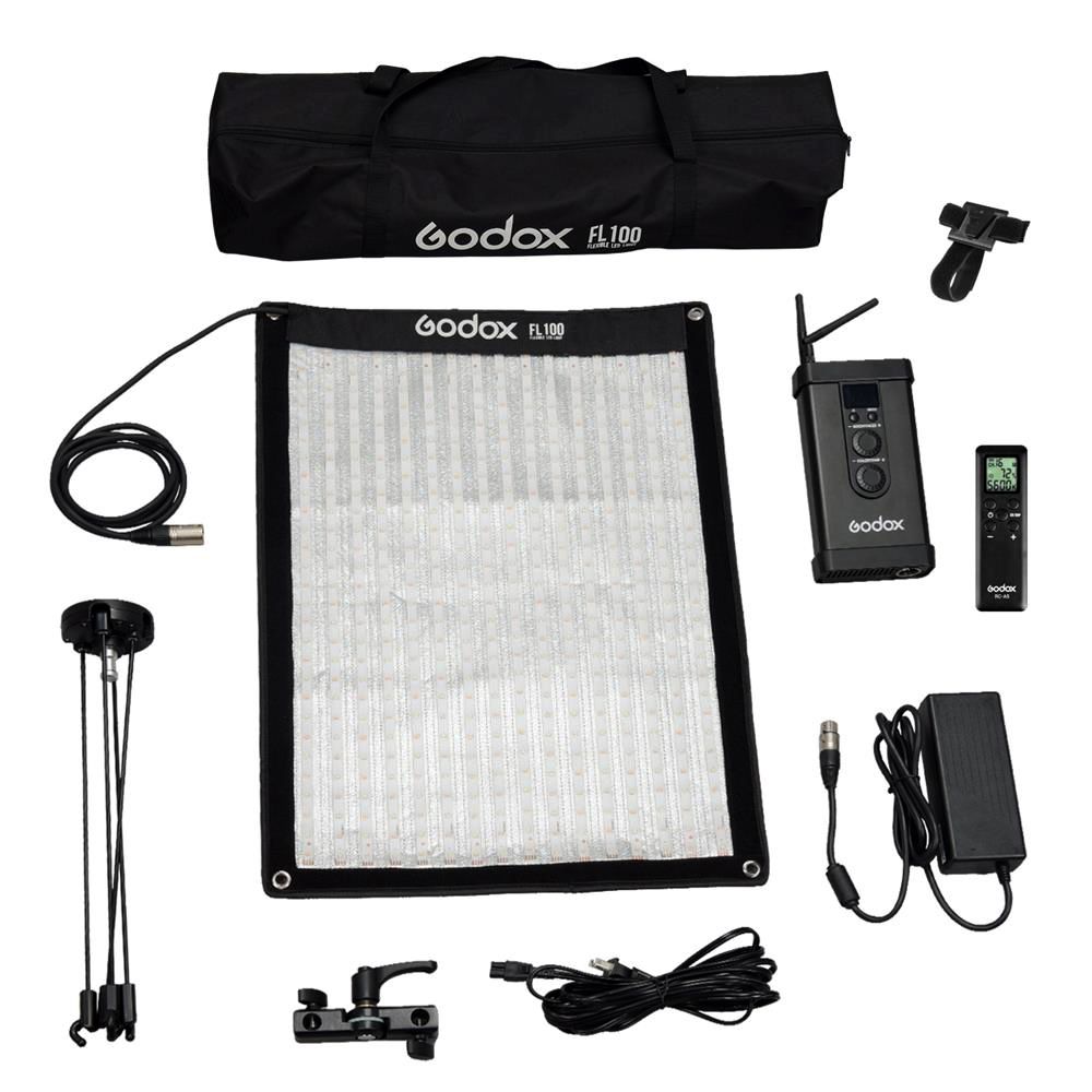 Softbox Godox Flexible LED FL100- 40 x 60cm với V Lock - Hàng Chính Hãng