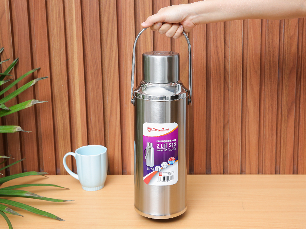 Phích đựng nước nóng Rạng Đông model: RD-2035 ST1 (ST2)- Chính hãng, inox, giữ nhiệt, dung tích 2 lít