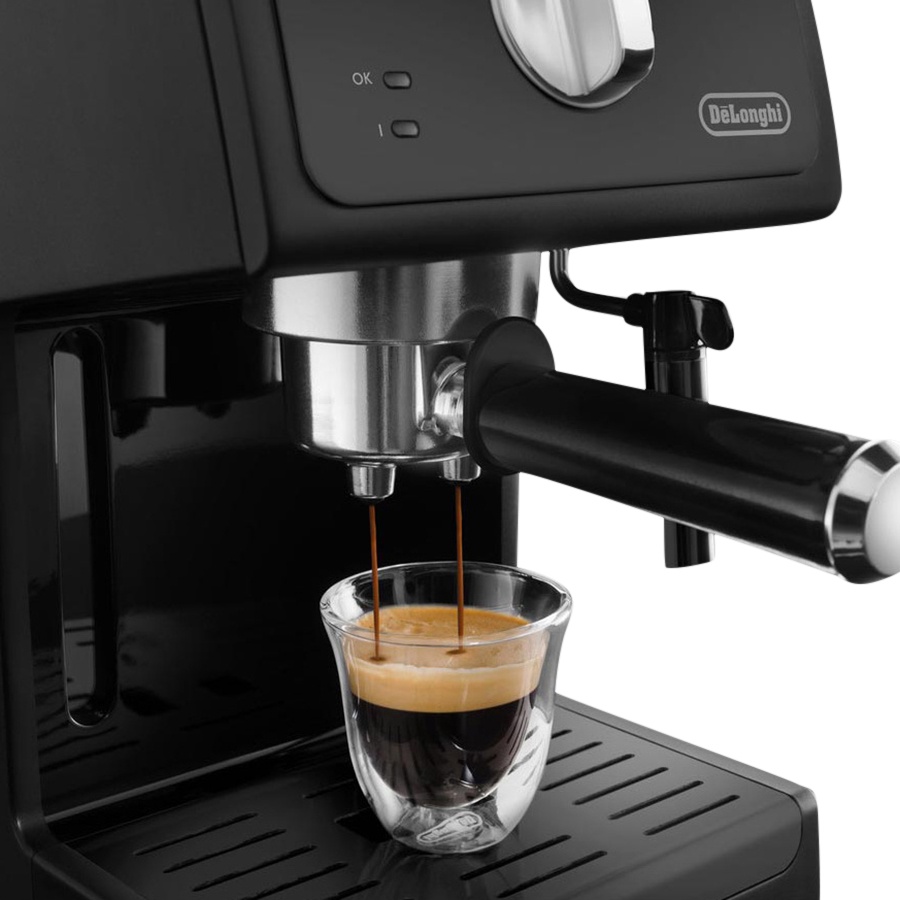 Máy Pha Cà Phê Espresso Delonghi ECP31.21 (1100W) - Đen - Hàng Chính Hãng