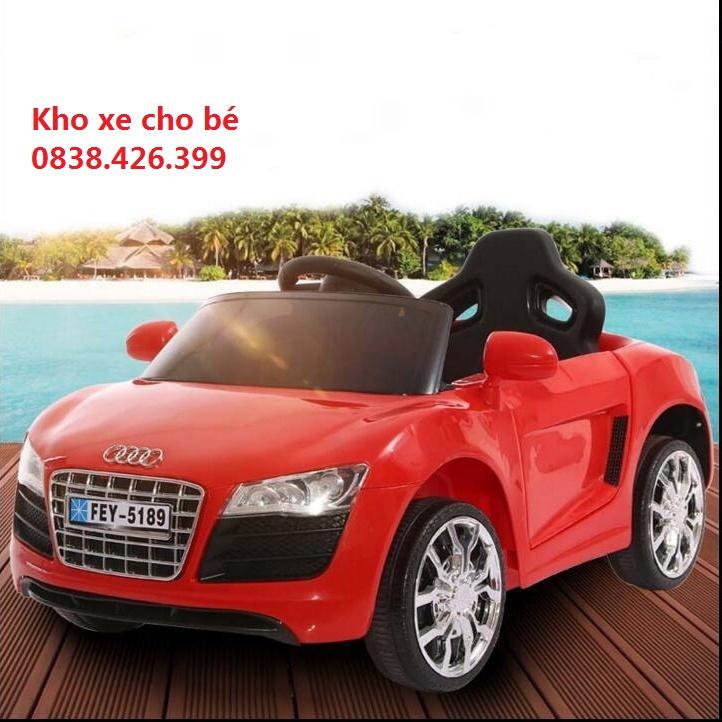 Xe ô tô đạp ga AUDI FEY-5189 cho bé 1 động cơ đèn nhạc điều khiển từ xa phù hợp cho bé 1-3t