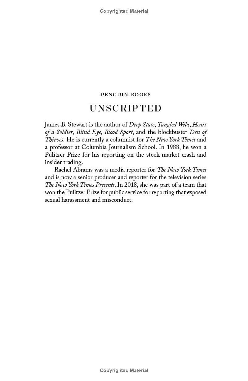 Sách ngoại văn: Unscripted - The Epic Battle For A Media Empire And The Redstone Family Legacy