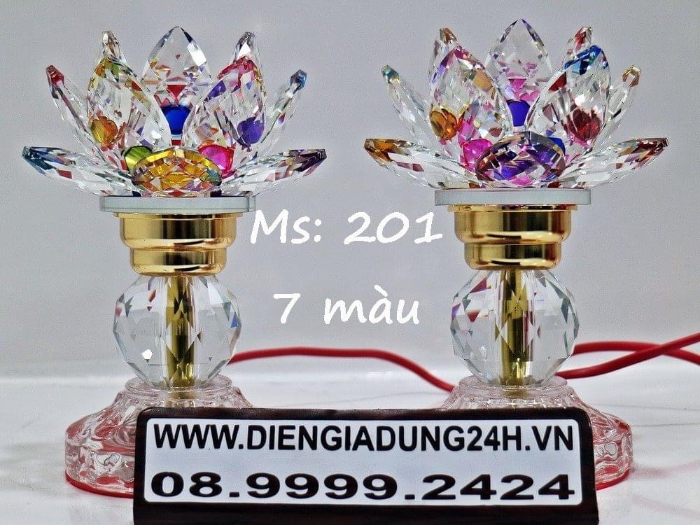 ĐÈN THỜ PHA LÊ CAO CẤP 201 (17cm) 1 CẶP