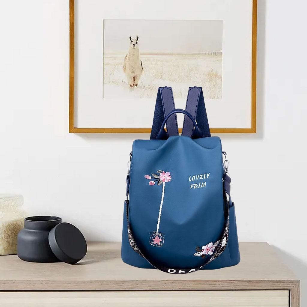 Casual Backpack Shoulder Bag for Travel Outdoor Daypack Rucksack blue
