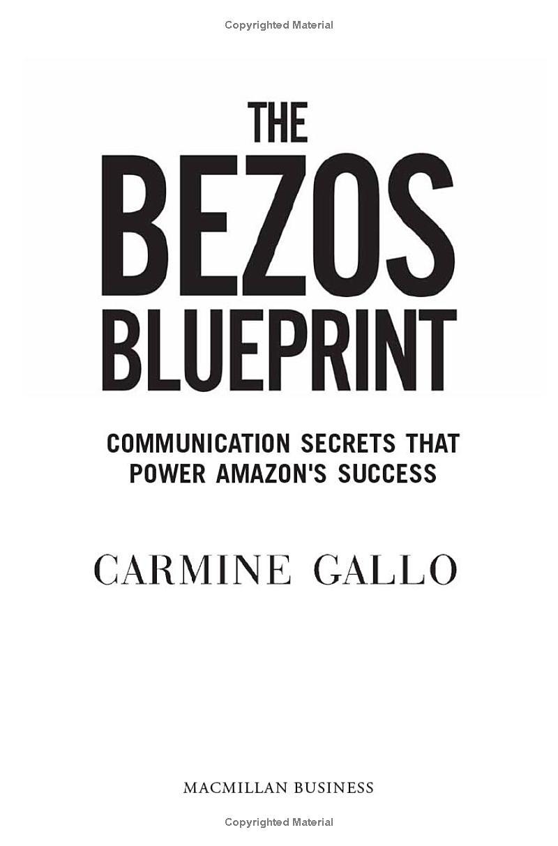 Sách ngoại văn: The Bezos Blueprint