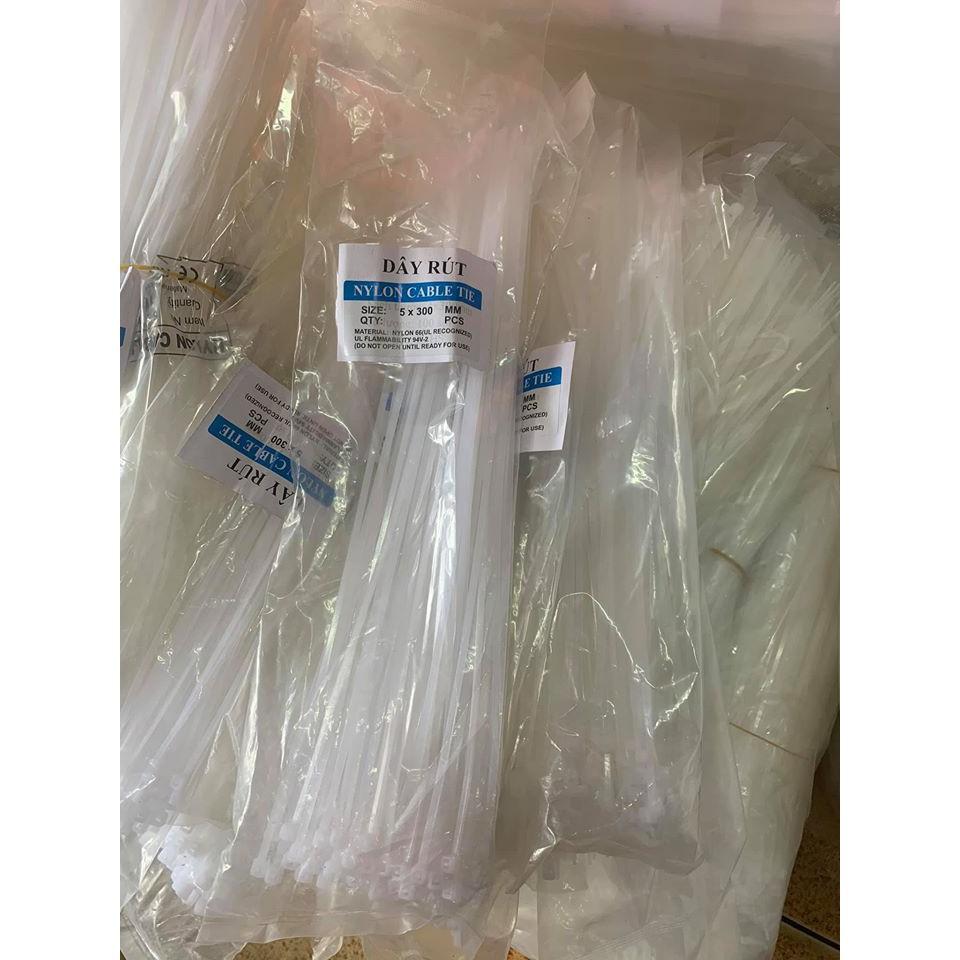 Dây rút nhựa trắng các size giá rẻ