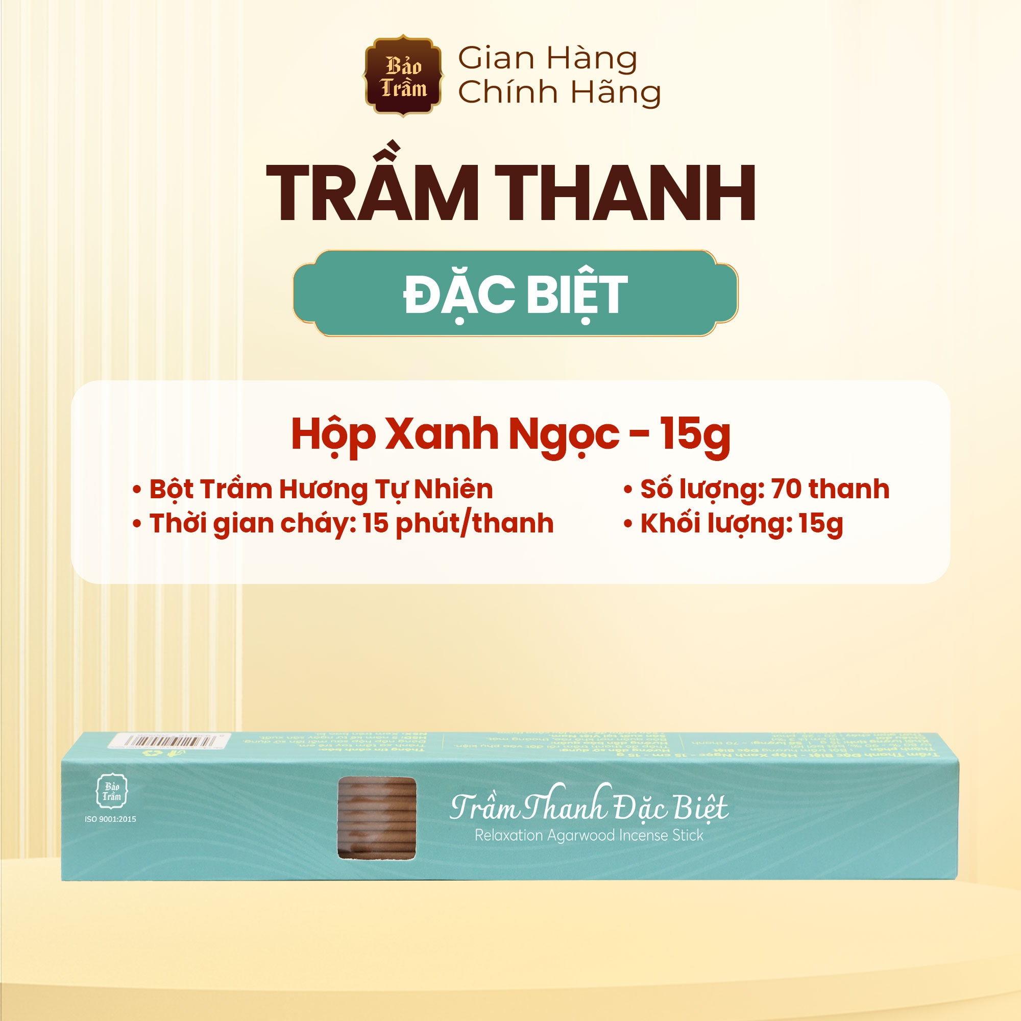 Combo Trầm hương "Đón Tết" gửi trọn an lành mở lối cát tường đầu xuân thương hiệu Bảo Trầm
