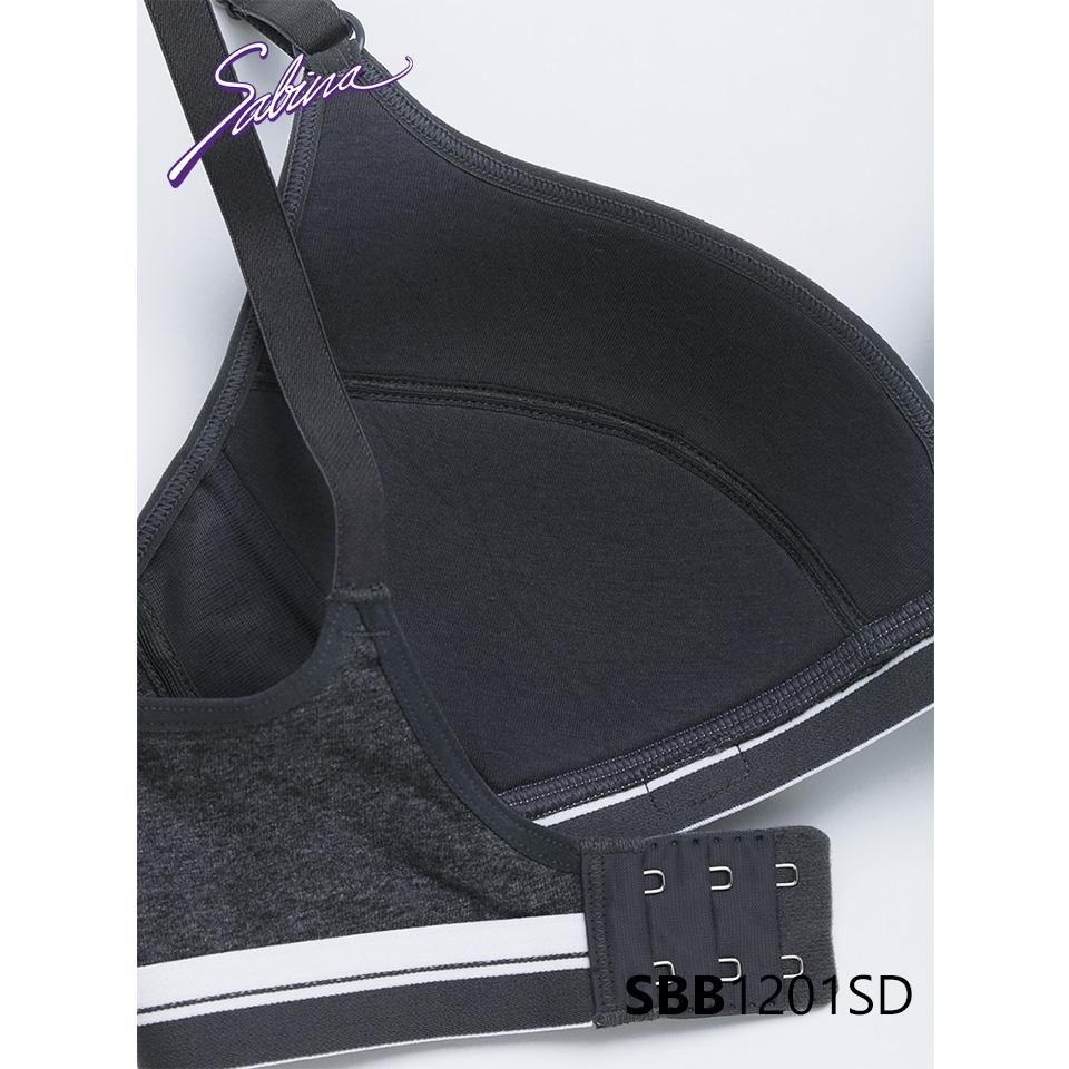 Áo Lót Thể Thao Màu Xám Viền Sọc Xám Trắng Thời Trang Basic Sport By Sabina SBB1201