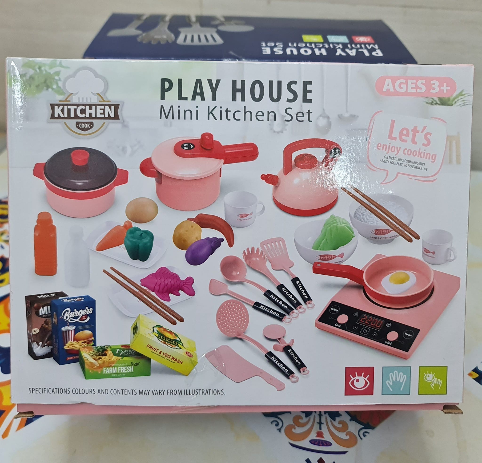 Đồ chơi trẻ em HT SYS Freeship Bộ đồ chơi nấu ăn cho bé - Đồ chơi nấu ăn 36 chi tiết bằng nhựa an toàn cho bé yêu - Quà tặng sinh nhật - Đồ chơi nhập vai