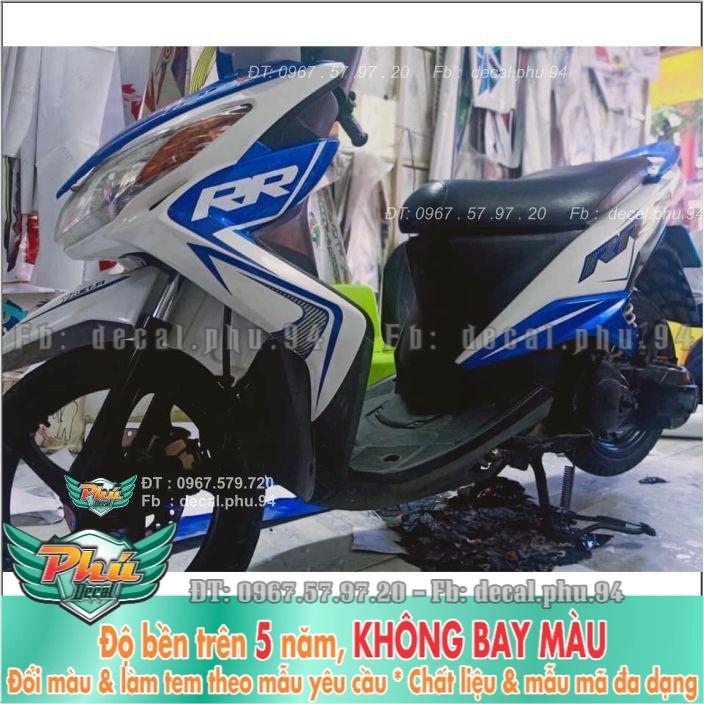 Tem rời Luvias Trắng xanh  -1