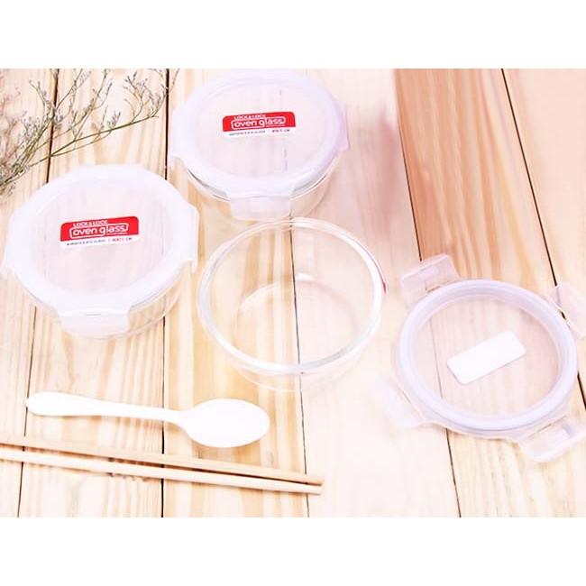 Hộp Thủy Tinh Lock & Lock 870ml Chịu Nhiệt