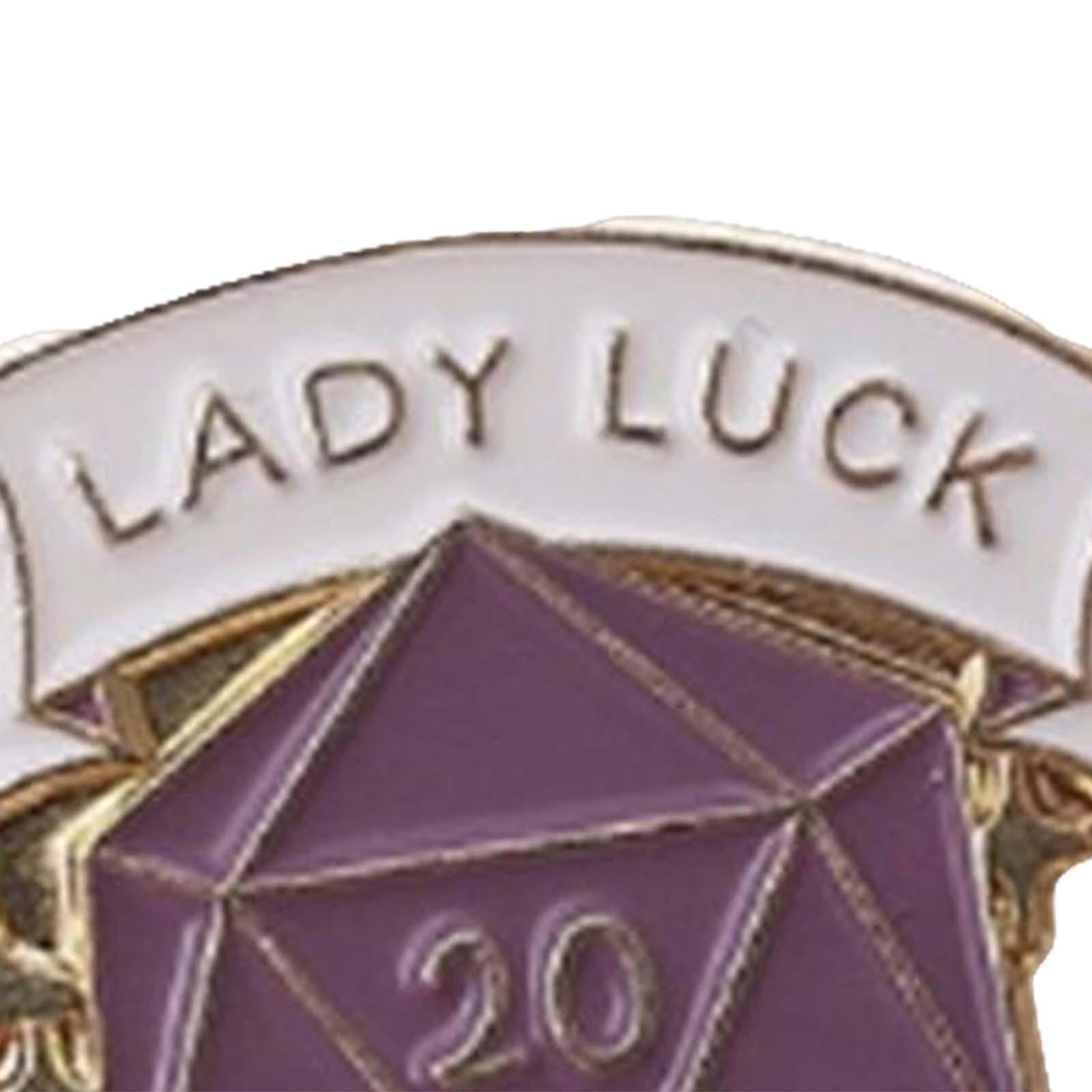 Lady Luck ME Brooch Badge Shirt Clothes Decor