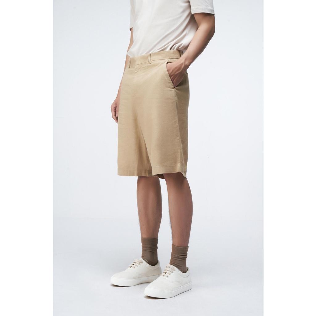 Quần Short nam LINEN form Relax - chất linen cao cấp xịn đẹp 10S21PSH028 | LASTORE MENSWEAR