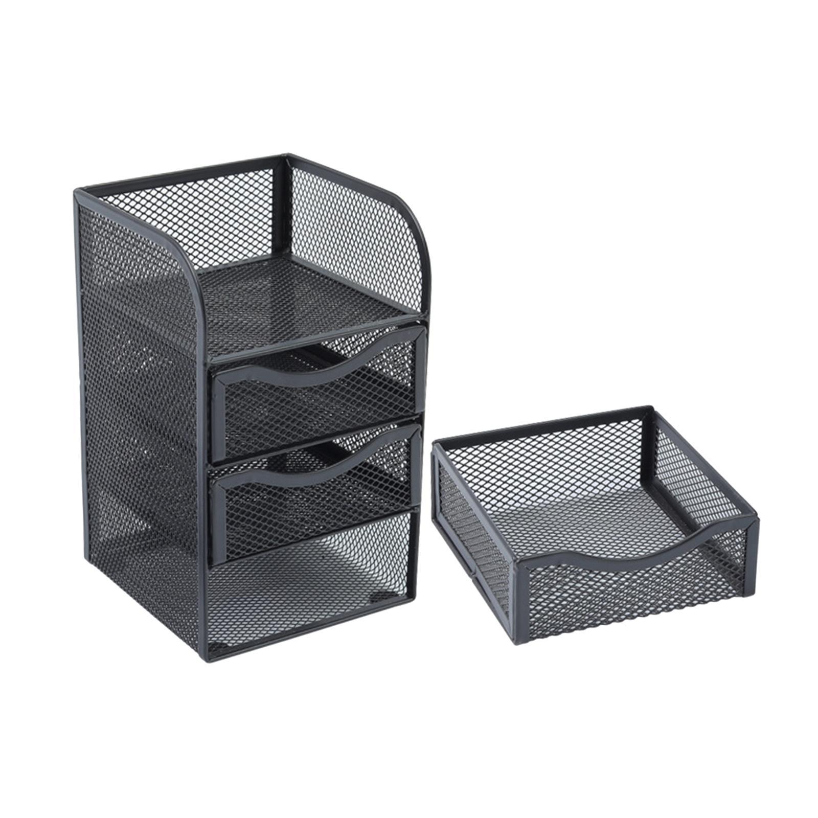 3-Tier Paper Organizer Letter Tray Letter Shelf Rack Paper Letter Tray Organizer for School
