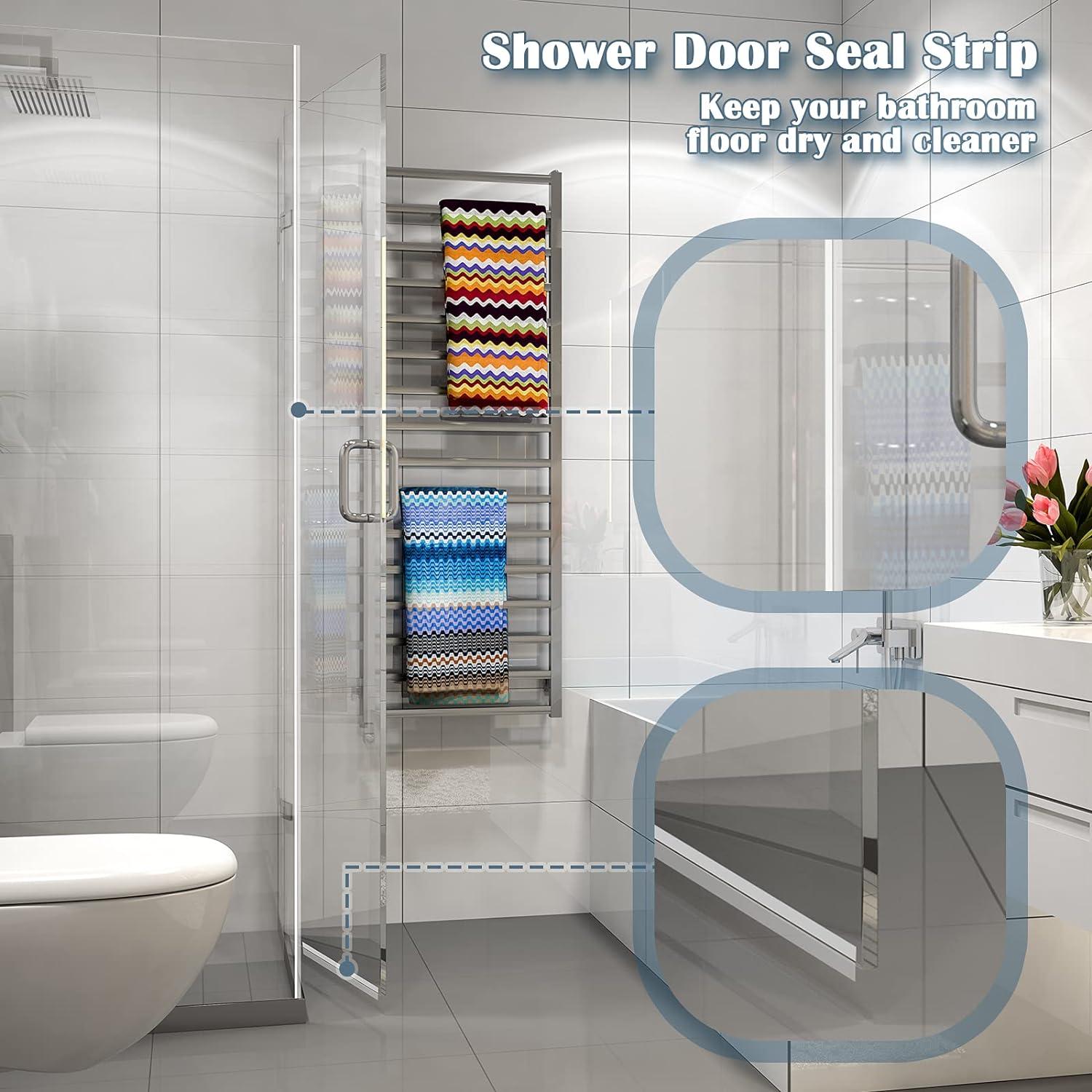 10m×25mm 2 gói Dải bịt kín bằng silicon, Miếng đệm cửa và cửa sổ tự dính, Miếng đệm đáy cửa trong suốt để chống bụi, chống thời tiết, hấp thụ âm thanh - 10m