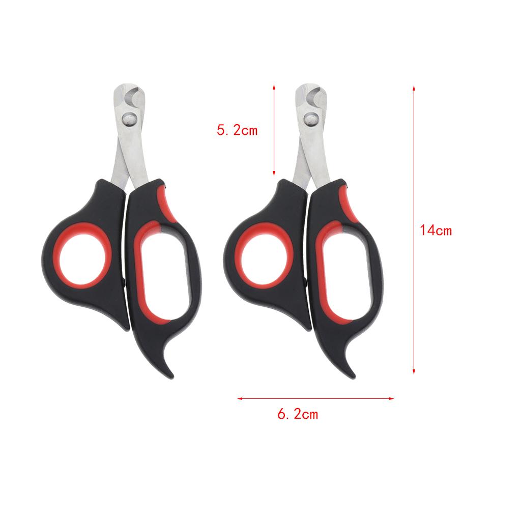 2 Cặp Puppy Puppy Clippers Móng Vuốt Dao Dog Cat Động Vật Kéo