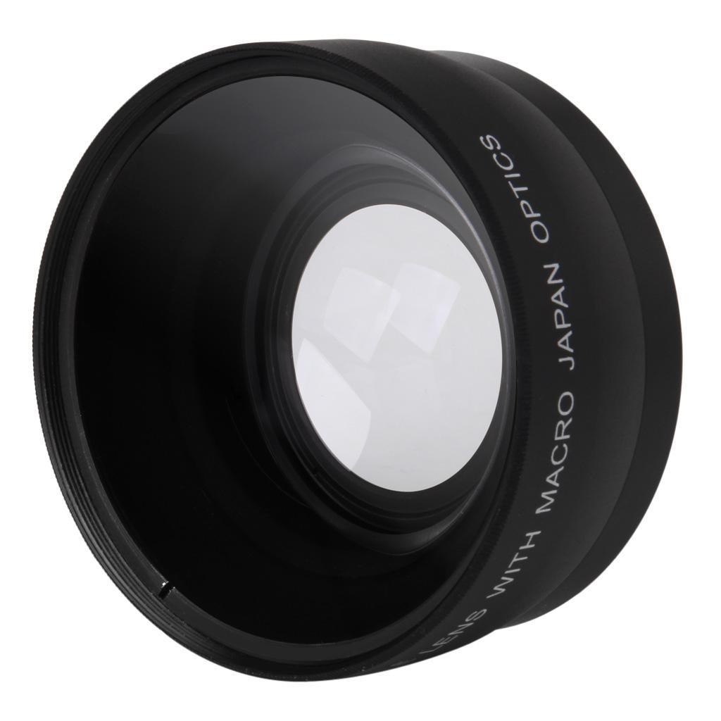 52mm 0.45X Wide Angle &  Lens for    DSLR DC Camera 18-55