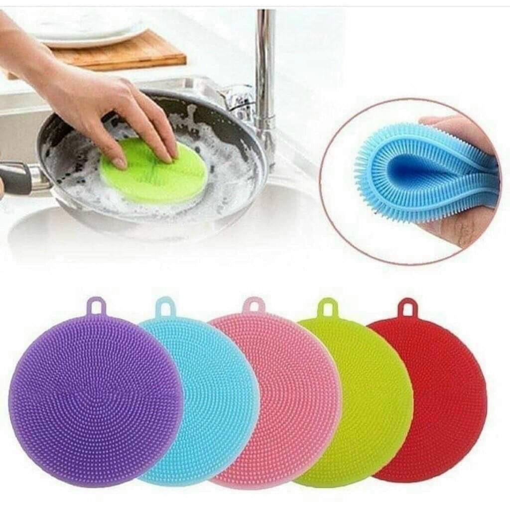 Set 10 Miếng Rửa Bát Silicon