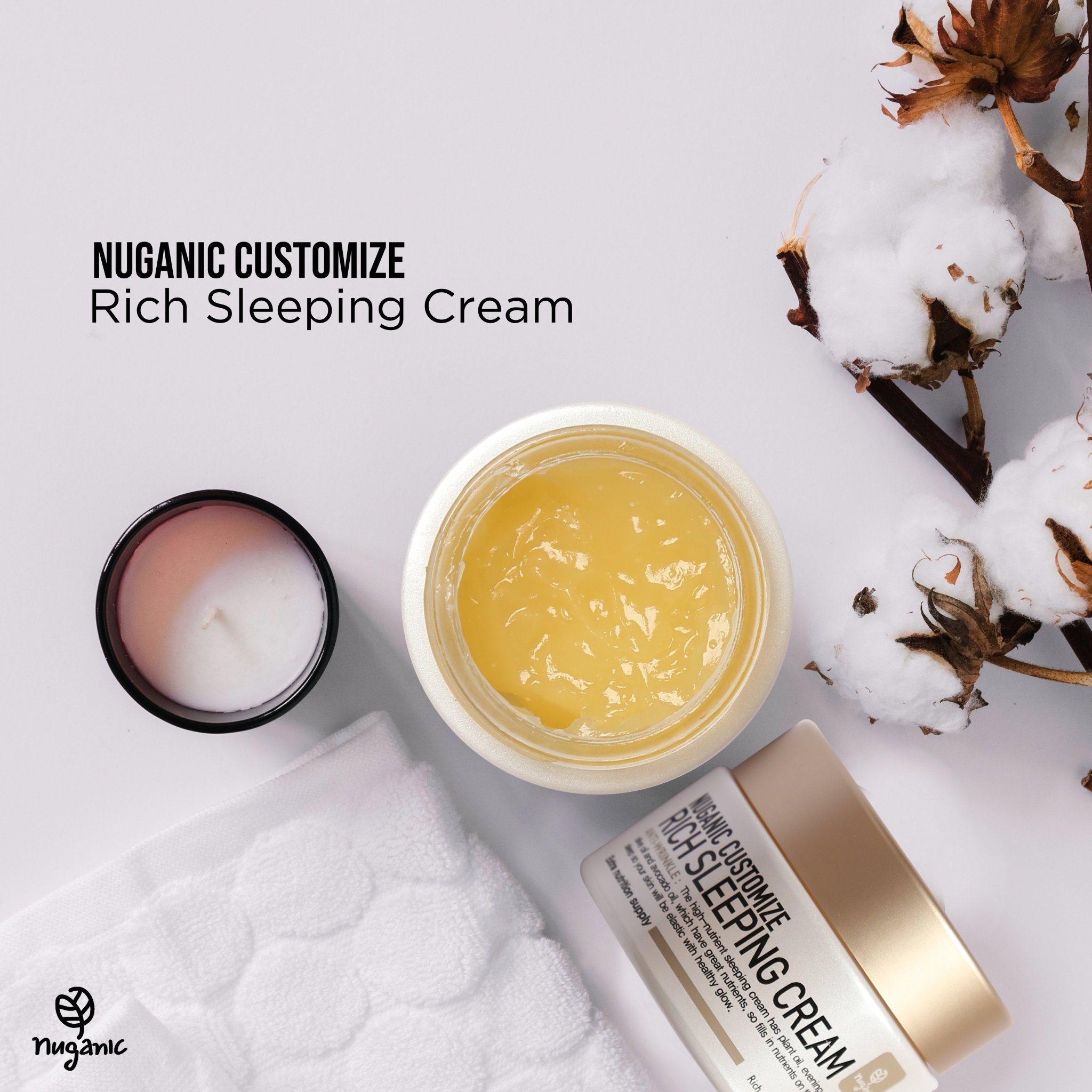 Kem dưỡng Nuganic Customize Rich Sleeping Cream