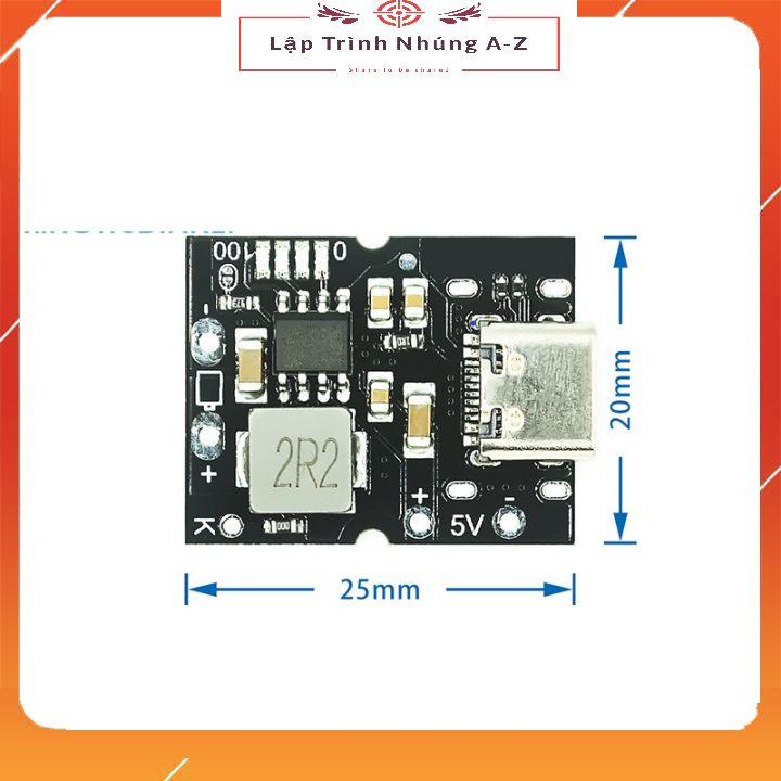 [Lập Trình Nhúng A-Z][137] Mạch Sạc Pin 18650 3.7V Tích Hợp Tăng Áp Lên 5V 2A Chế Sạc Dự Phòng